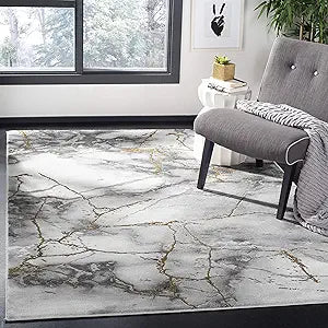 Alfombra Accent Moderna Abstracta, Diseño Fácil de Cuidar, CFT877F