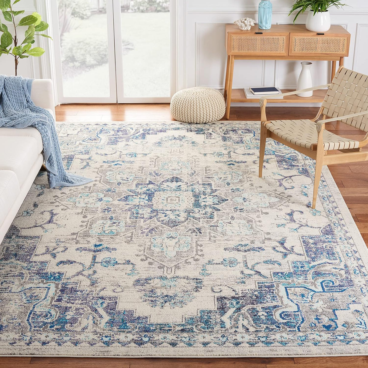 Alfombra SAFAVIEH Madison, Boho Chic, Diseño Distressed, MAD473C