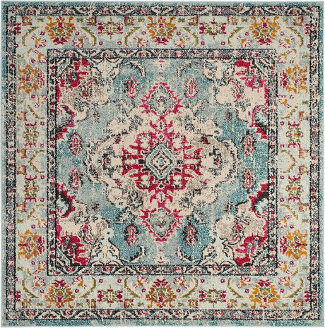 Alfombra Boho Chic Medallón Distressed Modelo MNC243J