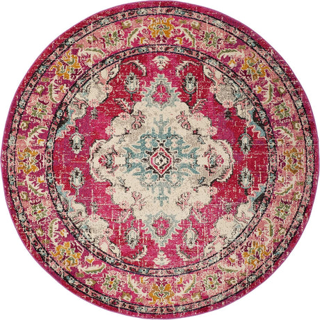 Alfombra Boho Chic Medallón Distressed MNC243D