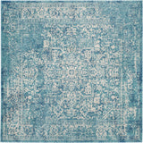 Alfombra de área, diseño oriental desgastado, modelo EVK256C