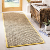Alfombra Runner de Fibra Natural, SAFAVIEH, Diseño Cesta, NF114X