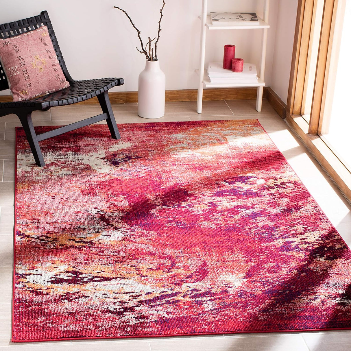 Alfombra Safavieh Madison, Diseño Abstracto, No Desprende, MAD440Q
