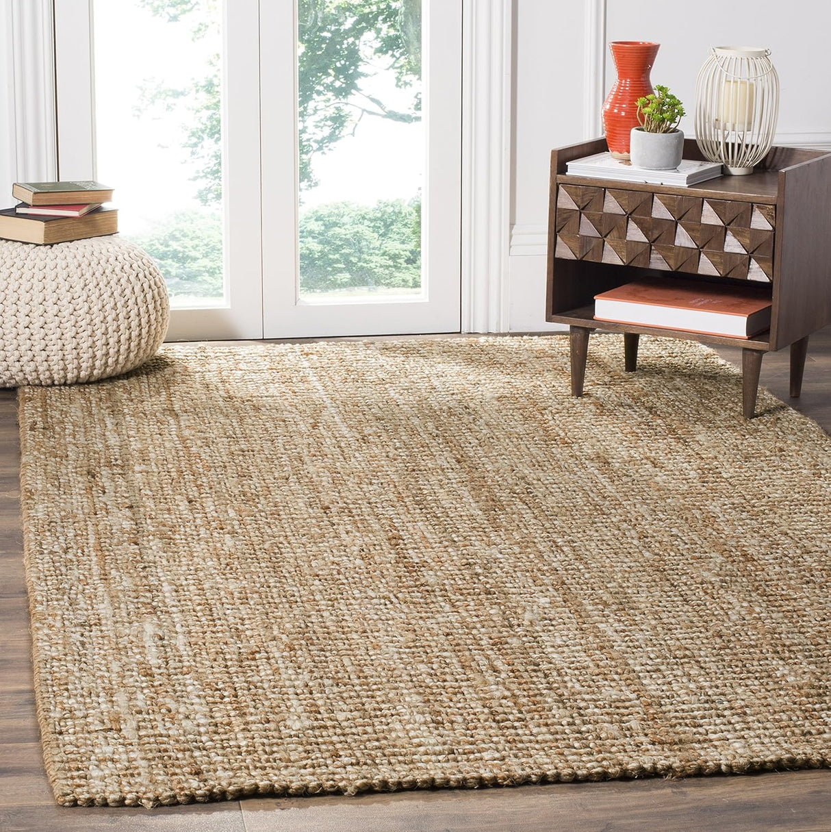 Alfombra de fibra natural SAFAVIEH, tejido grueso, NF447N