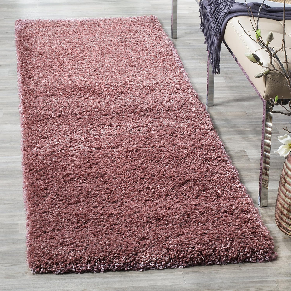 Alfombra Runner Shag, 2 pulgadas de grosor, Ideal para Tráfico alto (SG151-3737)