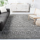 Alfombra Shag Área - Diseño Marroquí, Antideslizante, ASG741B