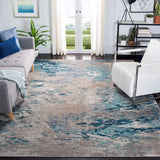 Alfombra Abstracta Moderna SAFAVIEH, No Desprende Pelusa, MAD440M