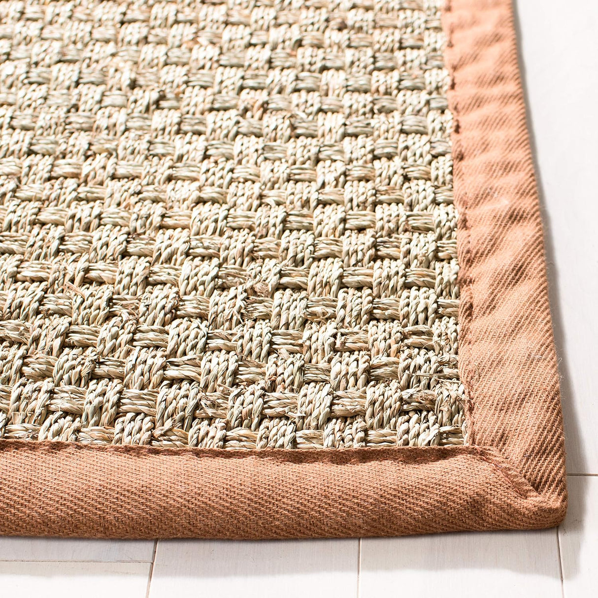 Alfombra de fibra natural SAFAVIEH, diseño cesto, modelo NF114B