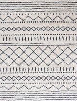 Alfombra de área Shag - Diseño marroquí, 1.6 pulgadas de grosor