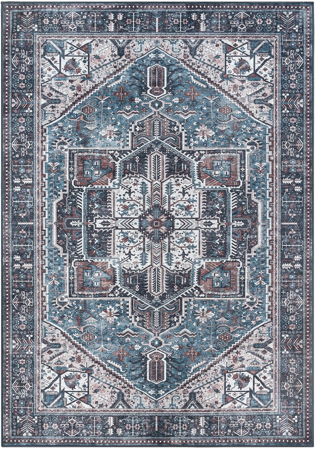 Alfombra Lavable 8x10 Adiva Antideslizante para Piso modelo 8' x 10