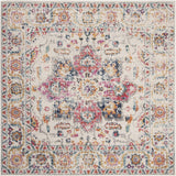 Alfombra Oriental Medallón Nevado Desgastado MAD603R