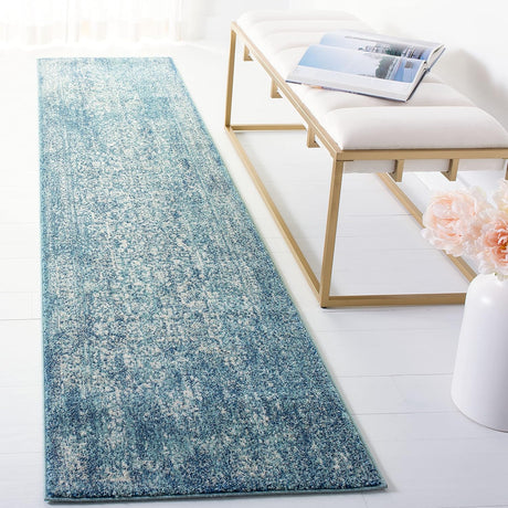 Alfombra Runner Oriental Desgastada para Sala y Pasillo EVK256C