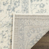 Alfombra de área cuadrada, diseño oriental desgastado, ADR109S