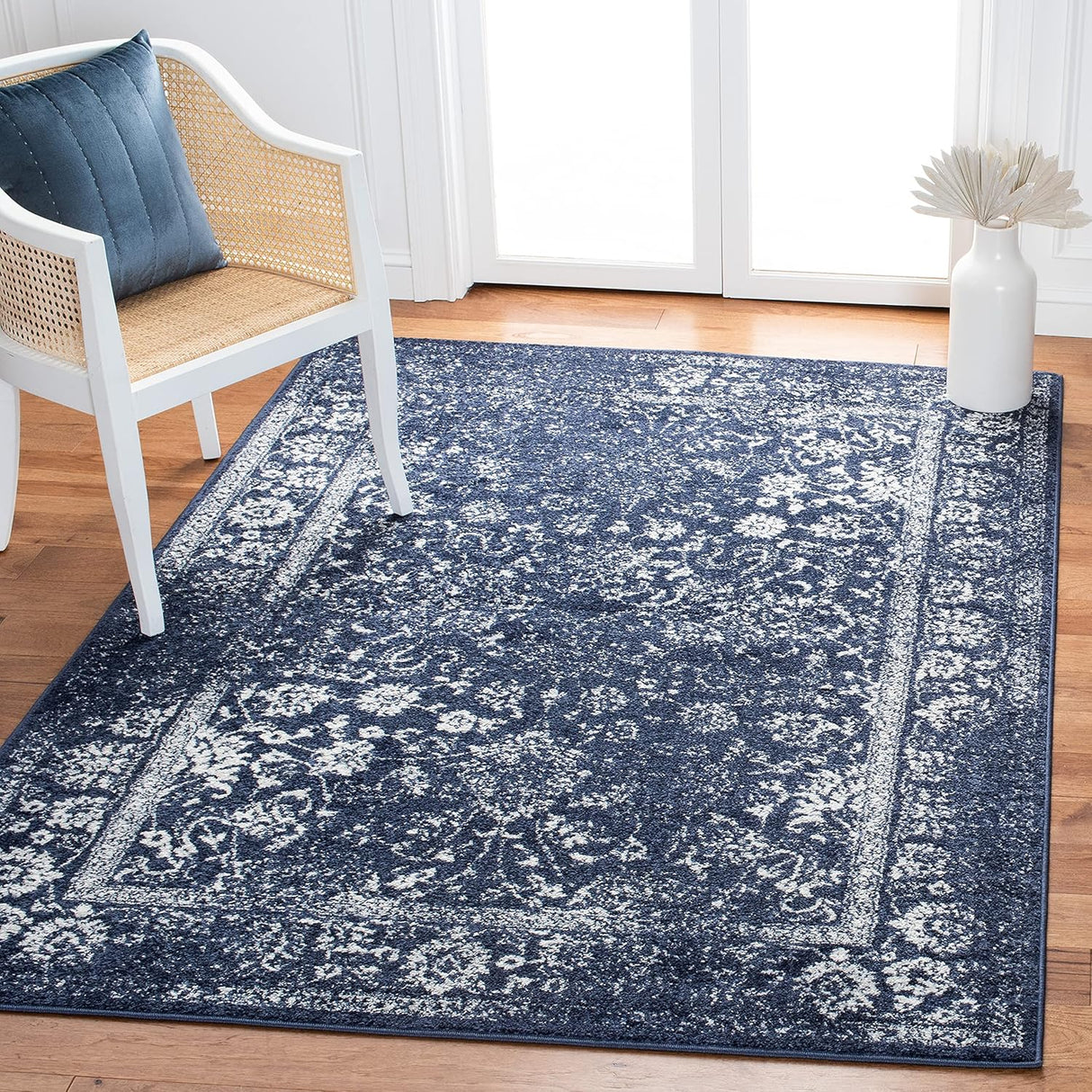 Alfombra de área, diseño oriental, fácil cuidado, modelo ADR109N