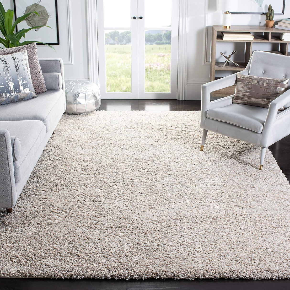 Alfombra de Área Shag 2 Gruesa, Fácil Cuidado, SG151-1313