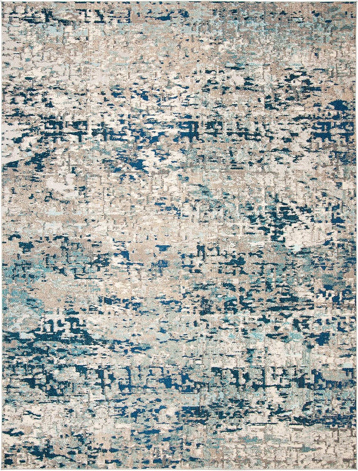 Alfombra Moderna Abstracta SAFAVIEH, No Desprende Pelusa, MAD460K