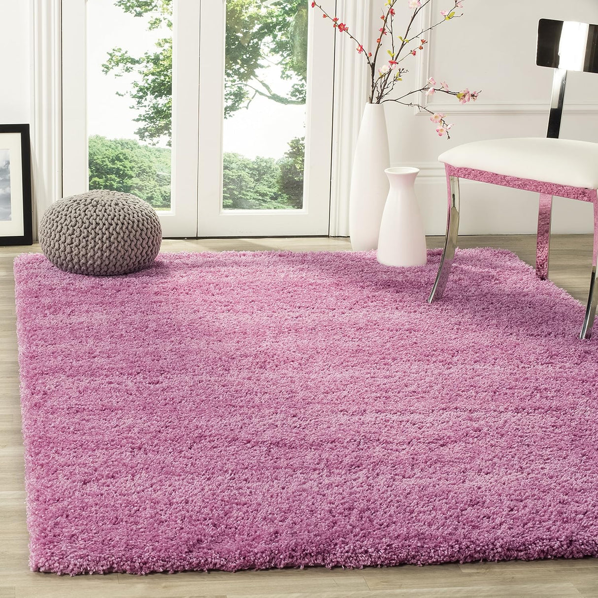 Alfombra de acento Shag - 4' x 6', fácil cuidado, SG151-3232