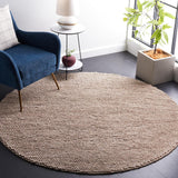 Alfombra Redonda de Lana Texturizada, Ideal para Sala y Comedor