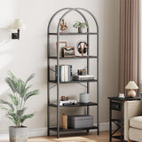 Estantería de 5 niveles IDEALHOUSE, estructura metálica, modelo arched