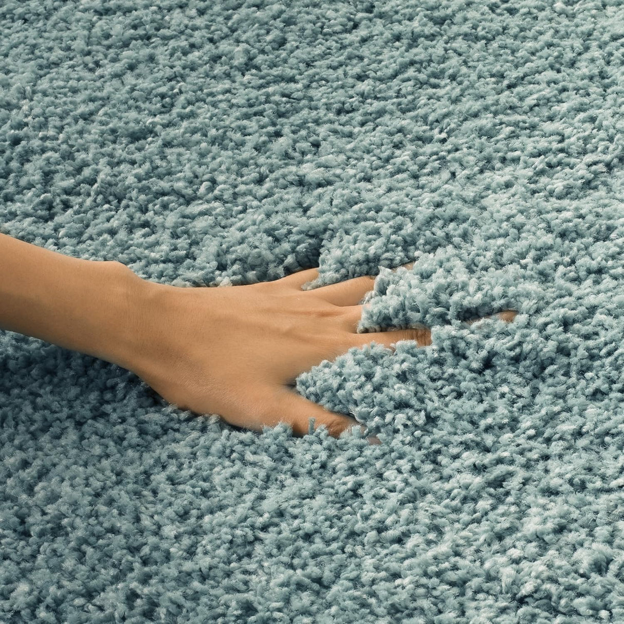 Alfombra redonda suave de 2 pulgadas, modelo SG151.