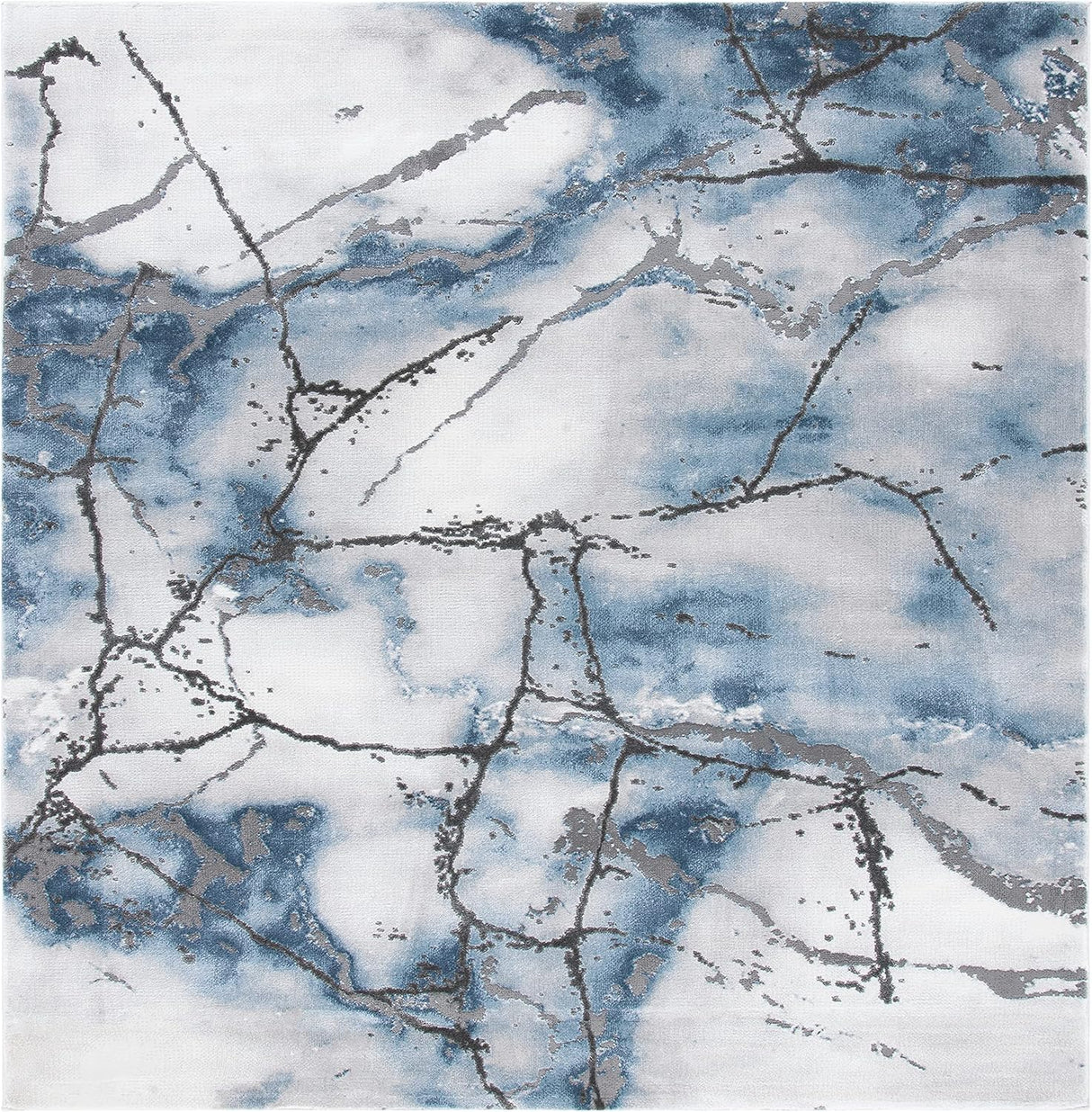 Alfombra de área moderna abstracta, fácil de cuidar, CFT877L