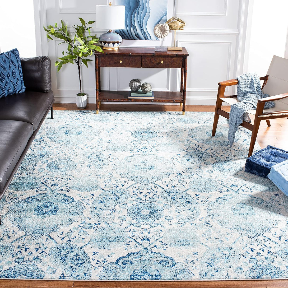Alfombra SAFAVIEH Madison, diseño paisley, fácil cuidado, MAD600E