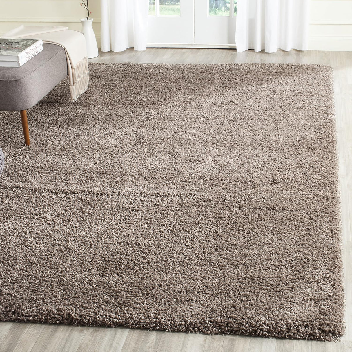 Alfombra Area Shag, 2 pulgadas de grosor, Ideal para Tráfico (SG151-2424)