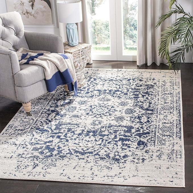 Alfombra Cuadrada, Diseño Medallón Copo de Nieve, Modelo MAD603D