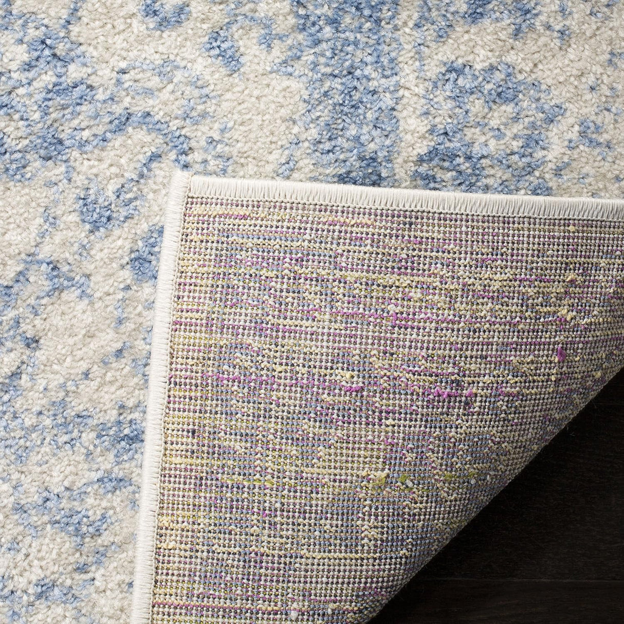 Alfombra de área cuadrada, diseño oriental, modelo ADR109L