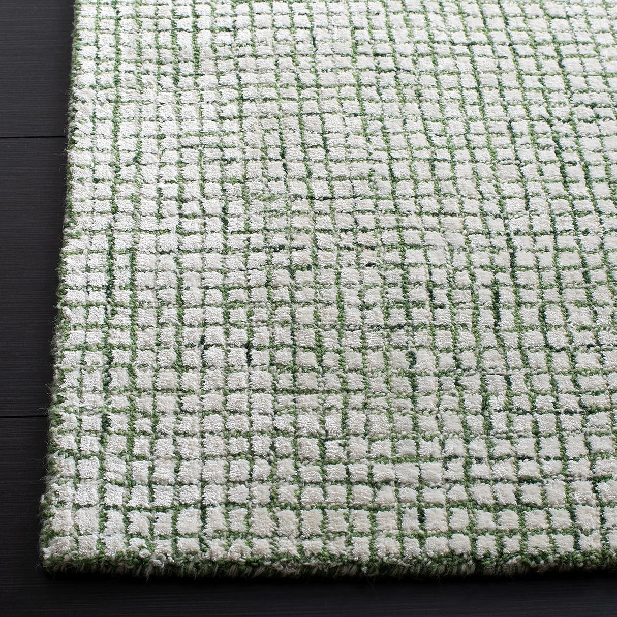 Alfombra Abstracta SAFAVIEH, Lana y Viscosa, 4' x 6', ABT470Y