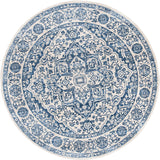 Alfombra Redonda Distressed 5' para Comedor y Sala BNT832M
