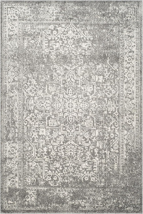 Alfombra Oriental Desgastada No Desprende Pelusa EVK256D