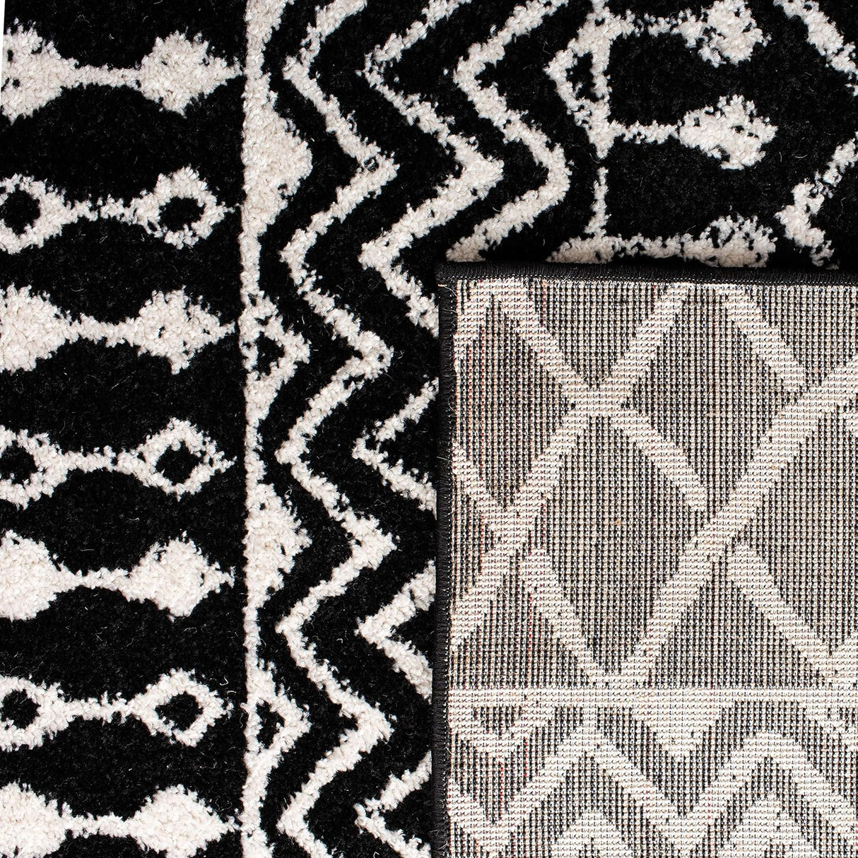 Alfombra Cuadrada Tulum, Diseño Boho Marroquí, Modelo TUL270Z