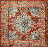 Alfombra Boho Chic Medallón Distressada Modelo MNC243H