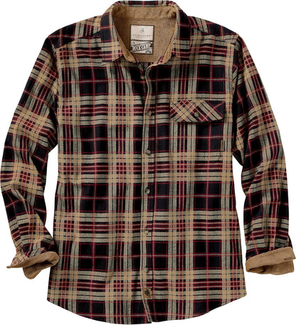 Camisa de franela para hombre talla L cuadriculada