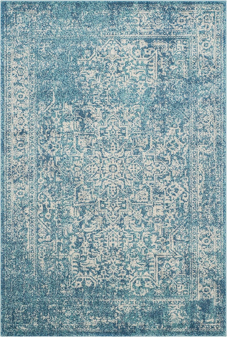 Alfombra Oriental Desgastada No Desprende Pelusa EVK256C