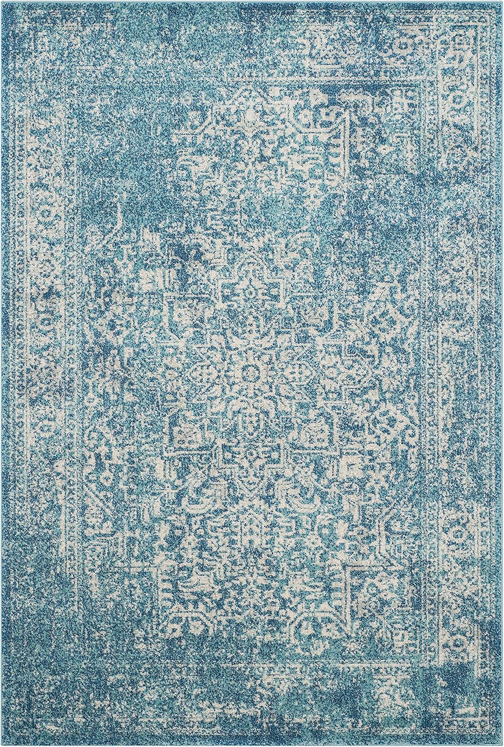 Alfombra Oriental Desgastada para Sala, Dormitorio y Oficina EVK256C