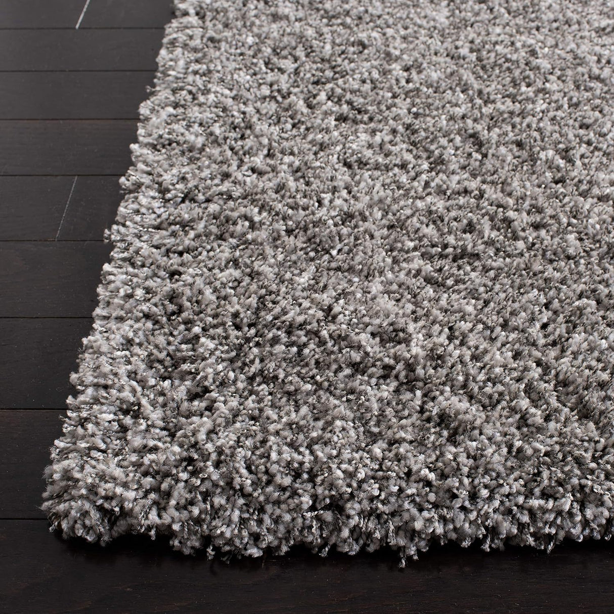 Alfombra de área cuadrada de 4' con pelo largo SG151