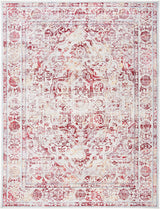 Alfombra de área, diseño medallón, fácil cuidado, BNT832C