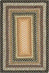 Alfombra Trenzada Geométrica, Interior/Exterior, Modelo BRD308A-24HM