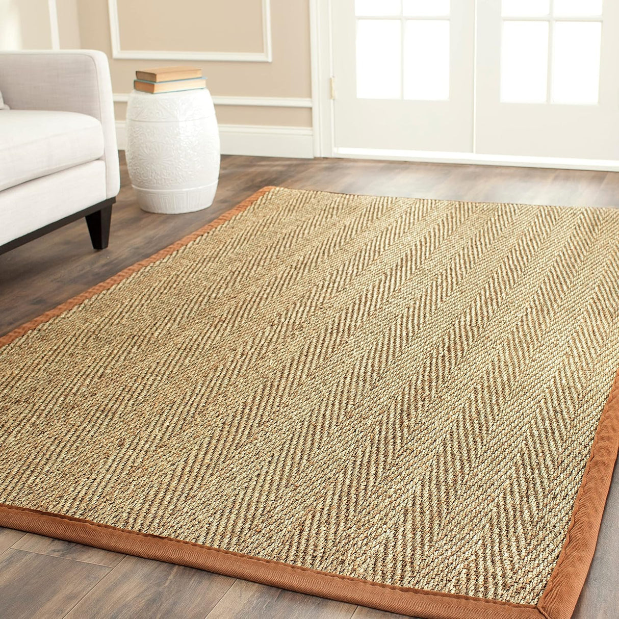 Runner de fibra natural Safavieh, diseño espiga, NF115C