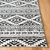 Alfombra cuadrada tribal marroquí TUL272B para sala y oficina