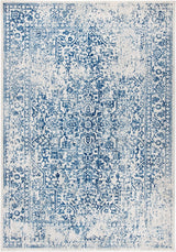 Alfombra Oriental Desgastada 4' x 6' para Sala y Dormitorio