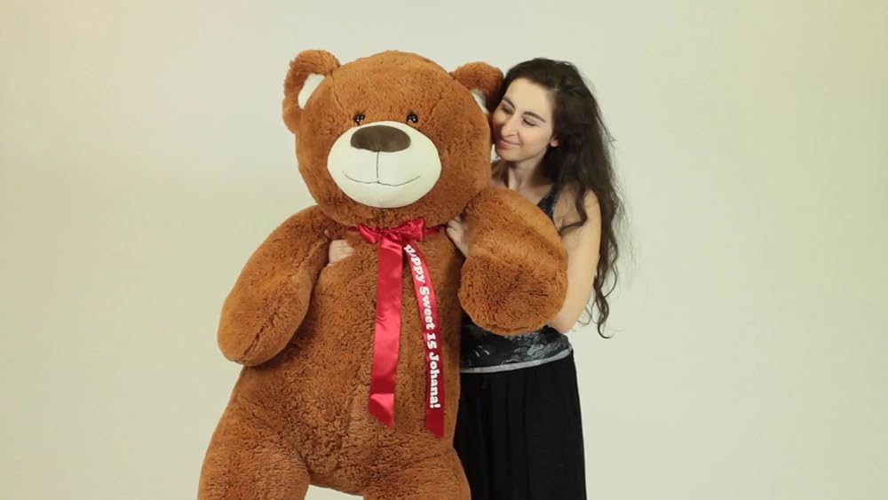 Peluche suave Animal de la felpa vida tamaño Big con patas Bigfoot