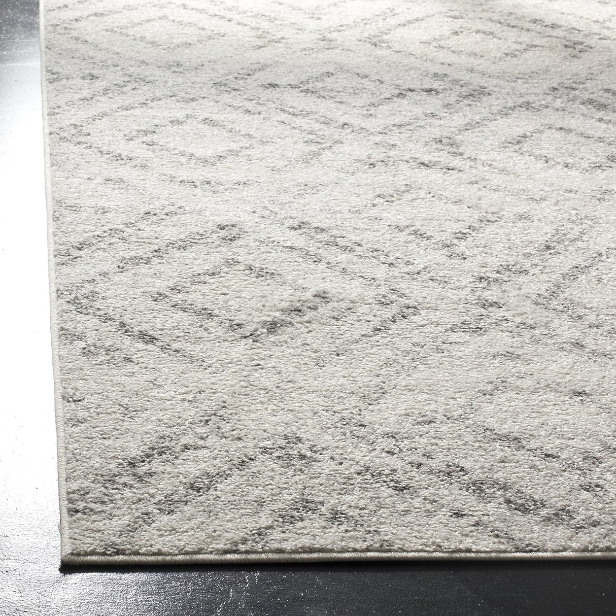 Alfombra Runner Moderna con Diseño Diamante Distressed - ADR131C