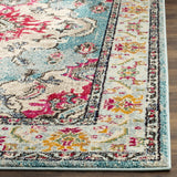 Alfombra Runner Colección Monaco - Diseño Medallón Distressed MNC243J