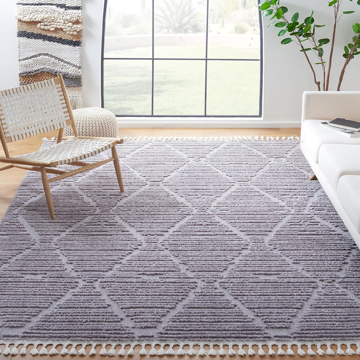 Alfombra Área Diseño Bohemio Ideal para Áreas de Tráfico Alto (MRK517F-10)