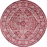 Alfombra redonda medallón deslavado 6'7 BNT832Q