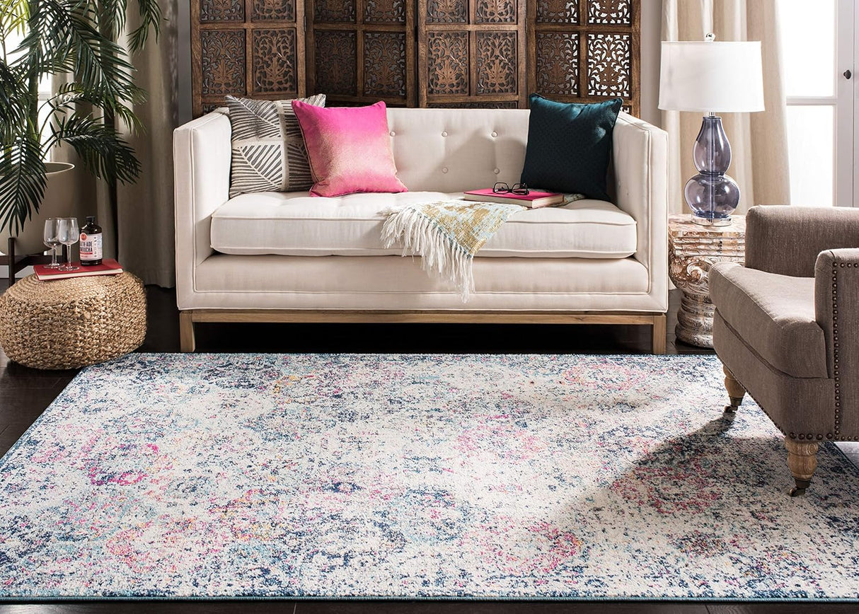 Alfombra SAFAVIEH Madison, diseño bohemio, fácil cuidado, MAD611N