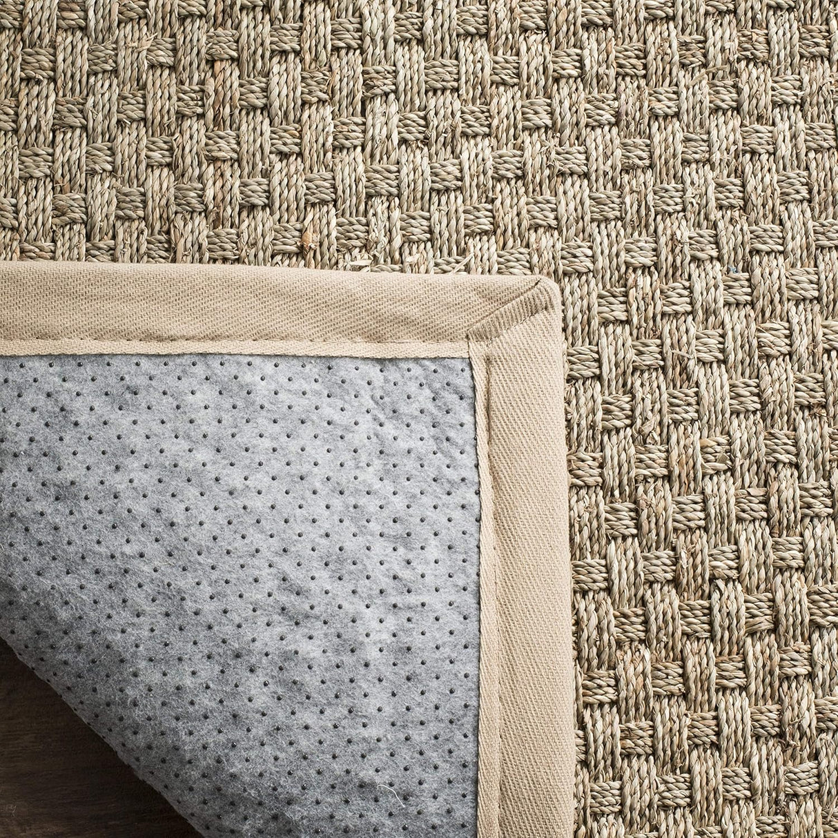 Alfombra Runner de Fibra Natural, SAFAVIEH, Diseño de Jute, NF114A